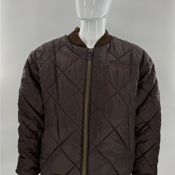 Vintage 2000s South Pole Jacket Full Zip Brown Mens XL - Picture 1 of 8